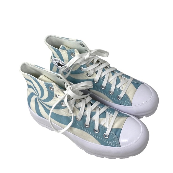 Converse Ctas Lugged Blue Candy Canvas High Top Women's Sneakers Skate A10017C - Picture 6 of 10